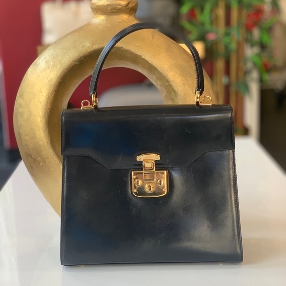Gucci Handbags - Vintage Gucci Large Lady Lock Handbag (80s)
